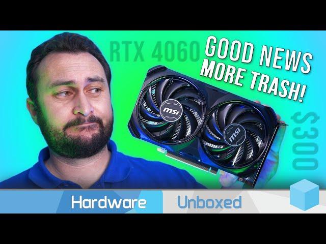 Nvidia Clown Themselves… Again! GeForce RTX 4060 Review