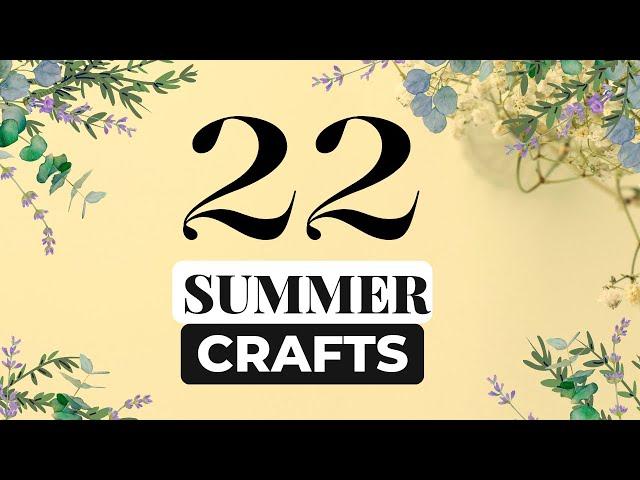 Jaw-Dropping Mega Summer Decor Crafts You Need to Try for 2024! 