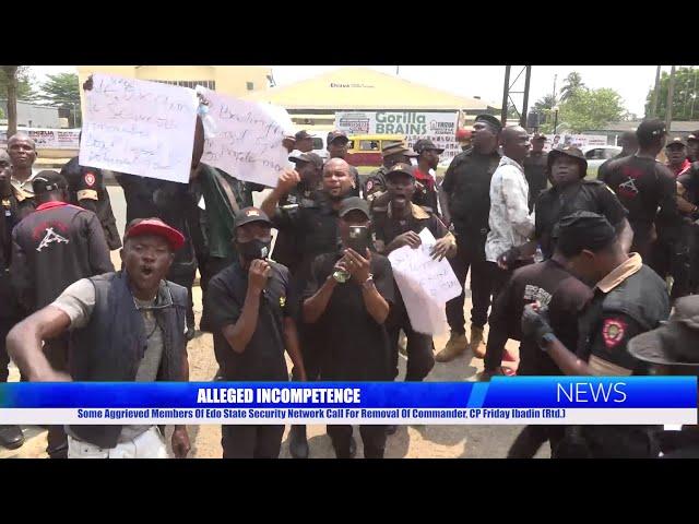 Some Members Of Edo State Security Network Call For Removal Of Commander, CP Friday Ibadin (Rtd.)