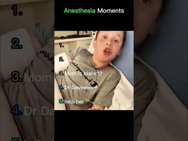 Anesthesia Moments