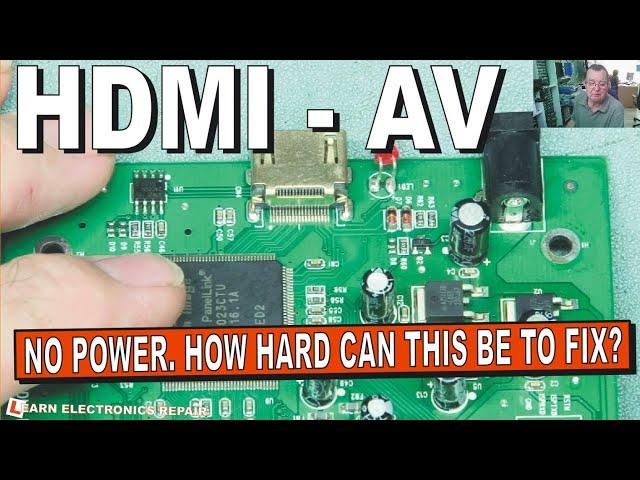 HDMI - AV Adapter, Intermittent Power Connection. So... How Hard Can This Be To Fix?