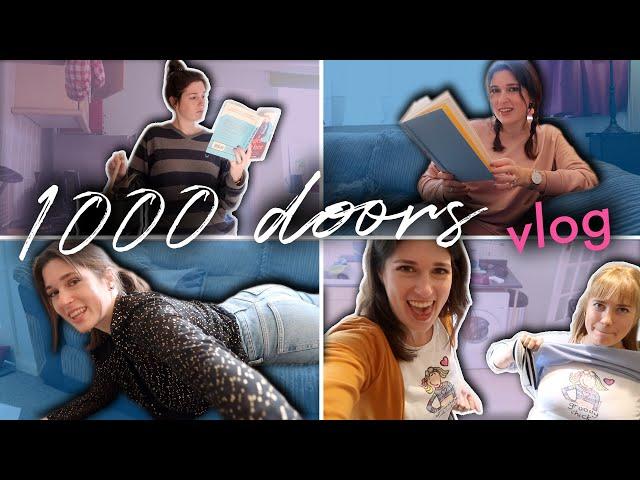 1000 doors readathon vlog | Drinking By My Shelf