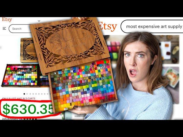 I Tested Etsy's Most EXPENSIVE Art Supply..$600??