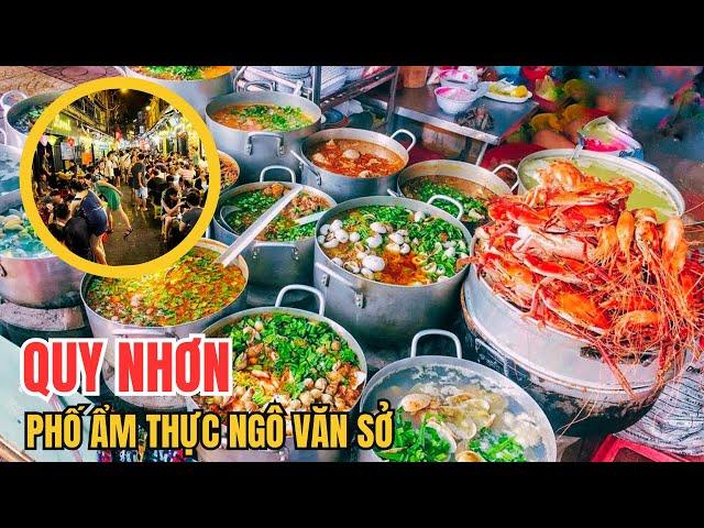 Du lịch Quy Nhơn ăn đêm thả ga tại phố ẩm thực Ngô Văn Sở