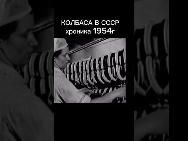Колбаса в СССР. Хроника 1954г #колбаса #ссср #1954