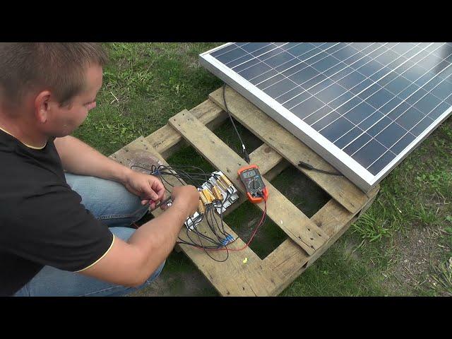 How to repair Old Solar Panel - Burned 1 Cell