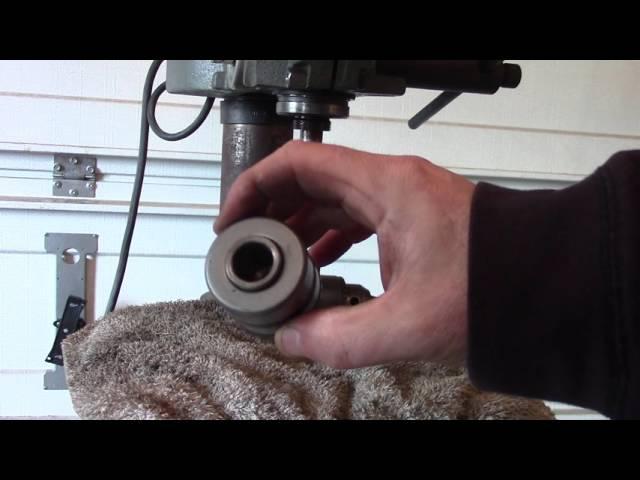 How To Remove Drill Press Chuck Rockwell Delta