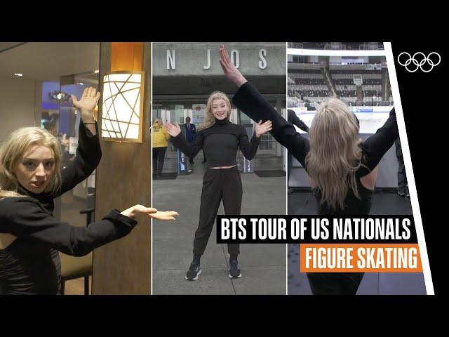 Amber Glenn's HILARIOUS behind-the-scenes tour of US Nationals! ️