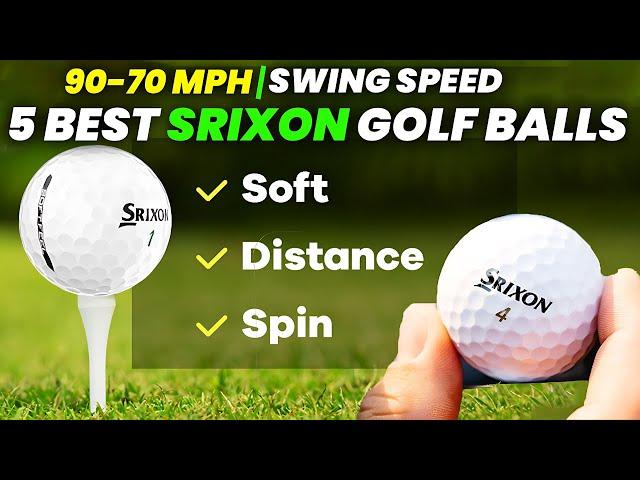 5 Best Srixon Golf Balls 2024: High Swing Speeds Distance, Feel, and Control