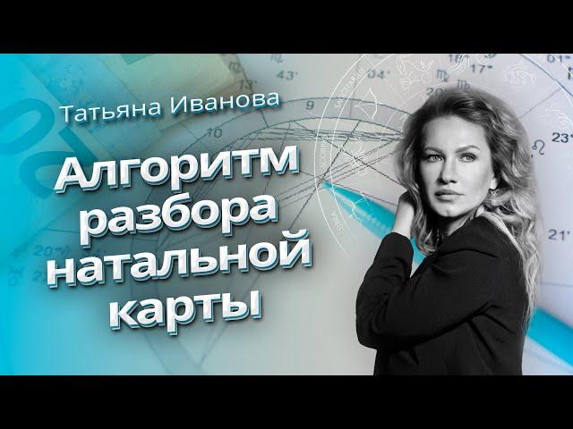 С ЧЕГО НАЧАТЬ РАЗБОР НАТАЛЬНОЙ КАРТЫ? АЛГОРИТМ РАБОТЫ