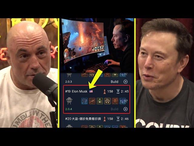 Elon Is Top 20 Diablo 4 Player In The World, Makes A Case For Gaming Is Good | Joe Rogan & Elon Musk