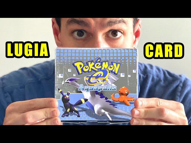 *THE LEGEND OF THE CRYSTAL LUGIA POKEMON CARD!* Opening Packs To Pull It!