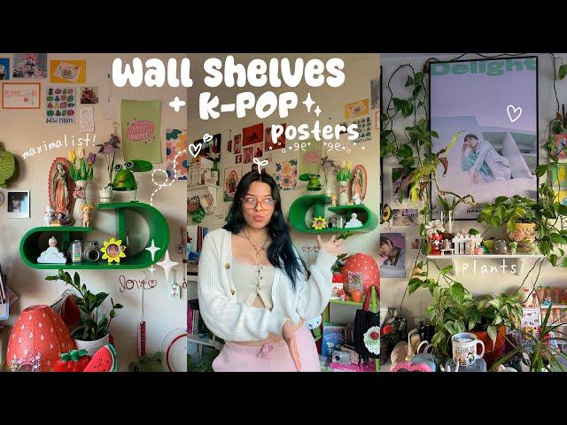 ROOM DECOR: ADDING WALL SHELVES + CHANGING POSTERS [part 4]