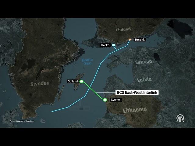 Undersea communication cables damaged linking Finland to Germany, Lithuania to Gotland Island