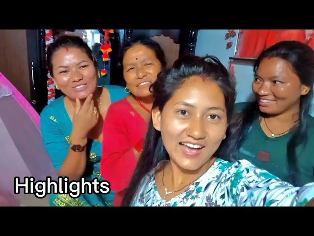 देवालीको तयारीको पहिलो दिन _बुढीले बनाउदै VLOG _ Binita Ghalan _ Ghalan Family Rock