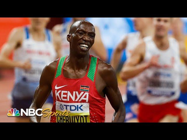 Timothy Cheruiyot is all smiles en route to 1500m crown | NBC Sports