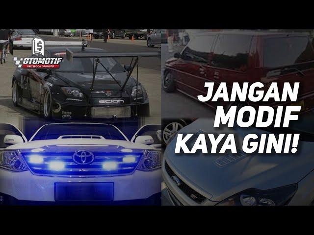 NORAK!! 5 Tren Modifikasi Mobil yang Harus Dihindari