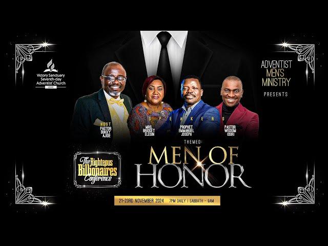 Men Of Honor (The Righteous Billionaires Conference Day 3) Sabbath Service