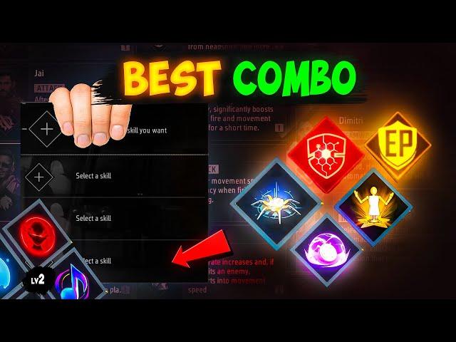 Best CS Rank [ SKILL COMBINATION ] 2024 | Best Character Combination In Free Fire