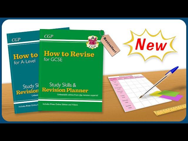 Newly updated How to Revise books for GCSE and A-Level – from the exam experts at CGP!