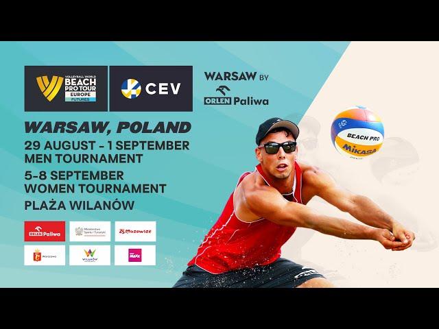 Volleyball World Beach Pro Tour Futures Warsaw by Orlen Paliwa 2024 | Mężczyźni | Turniej Główny