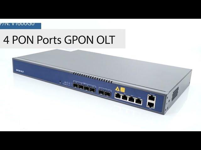 VSOL 4 Ports GPON OLT Router Layer 3 With 10GE Uplink V1600G0