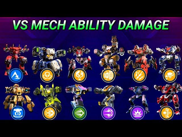 Mech Arena VS All Mechs Ability Damage