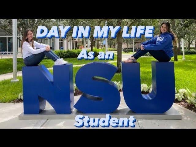 Nova Southeastern University | Day in my life as a Freshman