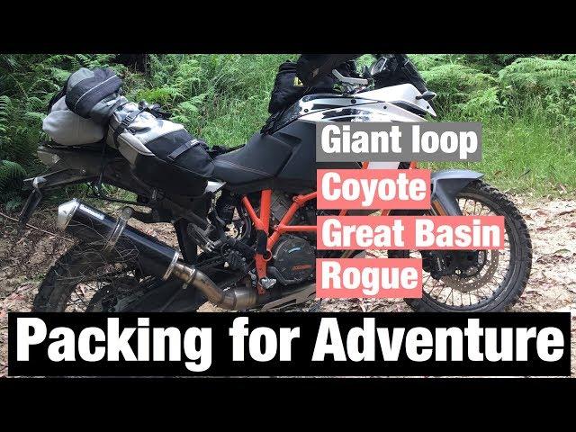 Packing for Adventure with Giant Loop Great Basin and Rogue bags