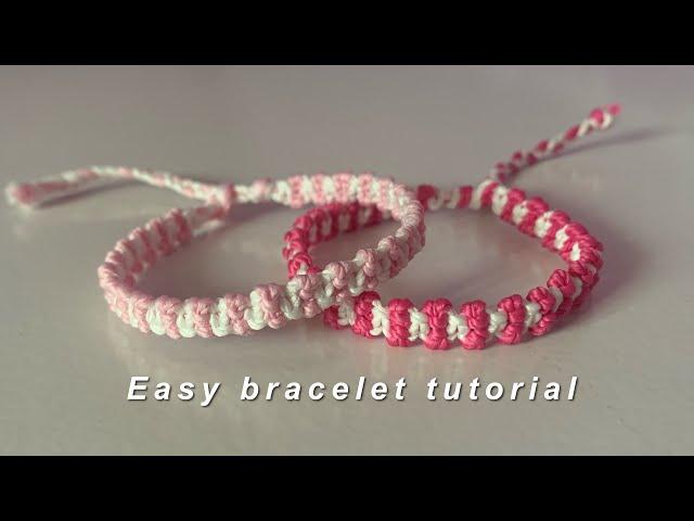 How to make easy bracelet || yarnivora