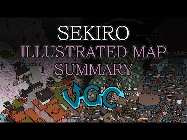 SEKIRO Illustrated Map Walkthrough