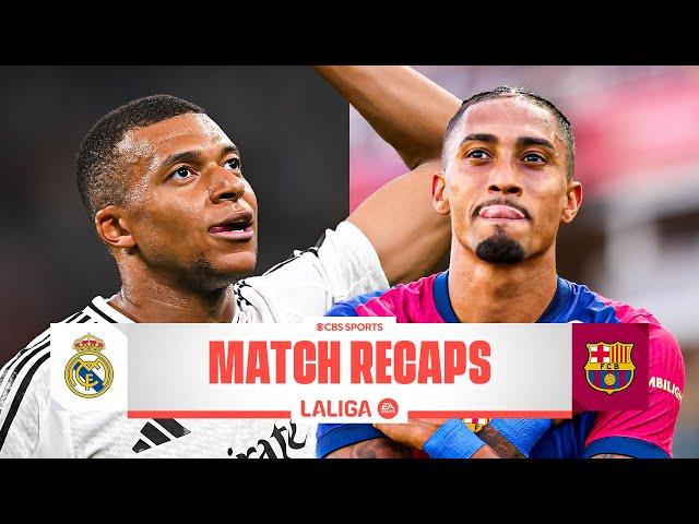 LaLiga: Mbappé scores brace | Raphinha's hat trick leads Barca's thrashing of Real Valladolid