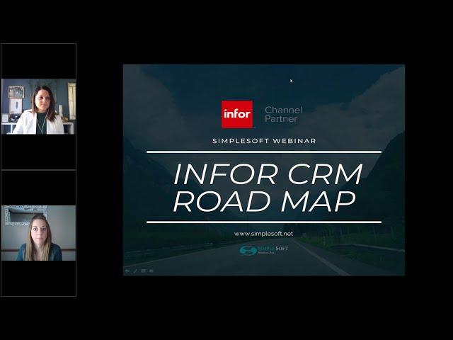 Infor CRM & Roadmap Review - Simplesoft Web Event