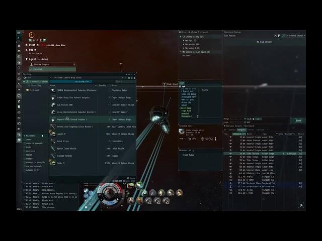 Itazura/ Stratios /Surprise Surprise/ eve online 4lvl mission / Navy vexor