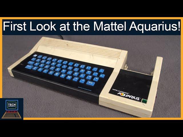 The Story of the Mattel Aquarius, No Wonder It Failed..... - Tech Retrospective