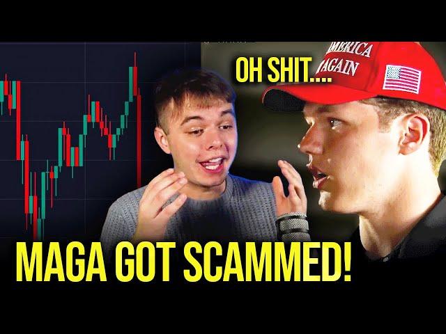 MAGA Voter Buys Trump Coin... THEN IT CRASHES!