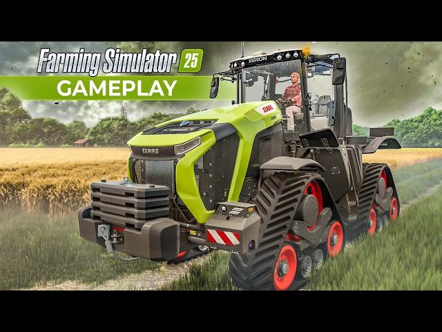 LS25: Spinat, Tornado, Jungtiere: Gameplay Preview vom FARMING SIMULATOR 25!