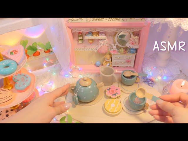 ASMR(English title) The Best Toy Dessert Cafe(100%Sleep) |  동심을 자극하는 장난감 디저트 카페 상황극(귀여운 미니어처)