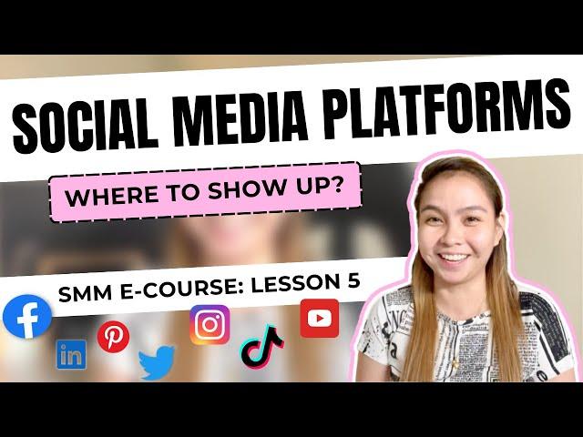 7 Most Popular Social Media Platforms | Lesson 5 (SMM Boss Up Challenge) [CC English Subtitle]