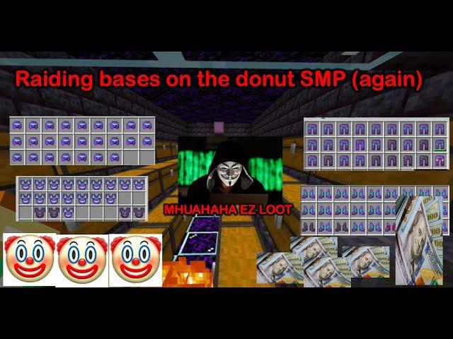 raiding more kids bases on the donut SMP