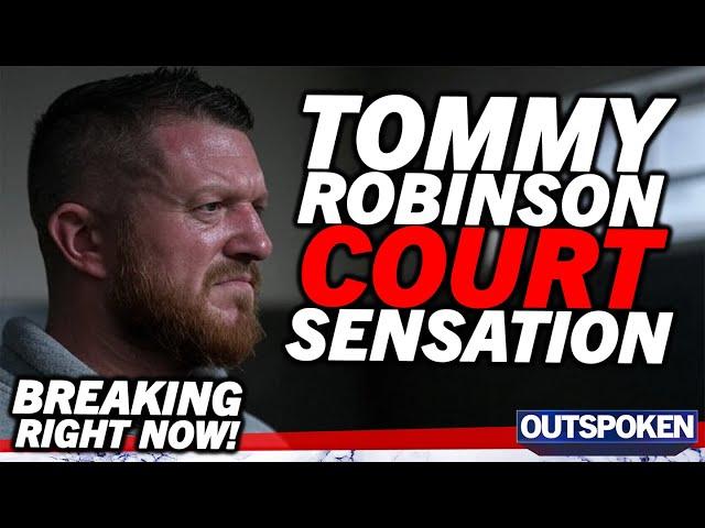 BREAKING NEWS: Drama in court as Tommy Robinson interrupts hearing with desperate note from prison