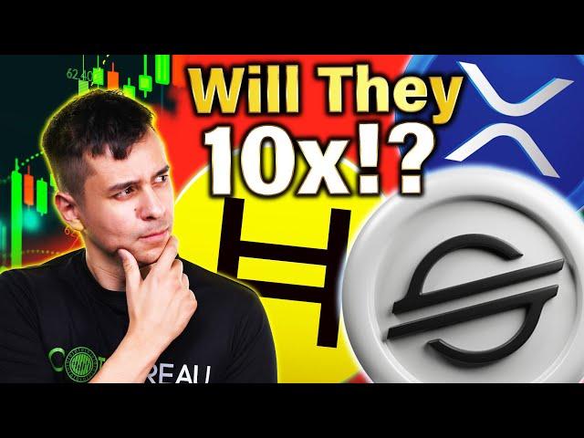 XRP, Stellar, Hedera, Will They 10X!?