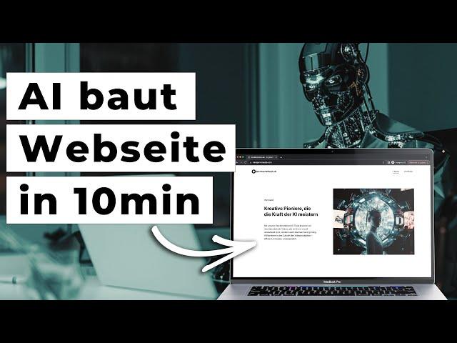 Wie du mit KI eine Webseite in Minuten erstellst!