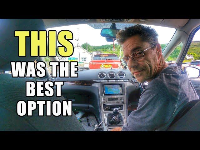 I Was Left With No Choice But To Do It This Way ... Car Camping Scotland