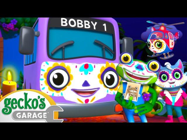 Dia de los Muertos! | Gecko's Garage | Trucks For Children | Cartoons For Kids