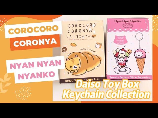 COROCORO CORONYA & Nyan Nyan Nyanko - Daiso Keychain Collection Toy Box Opening