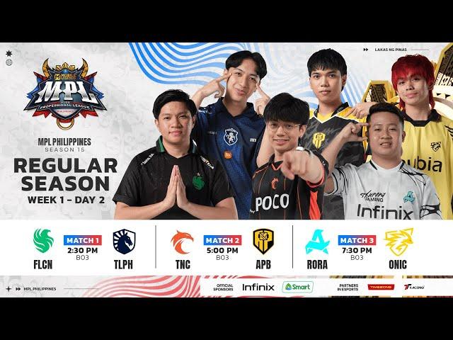  LIVE | MPL PH S15 | ENGLISH - Week 1 Day 2