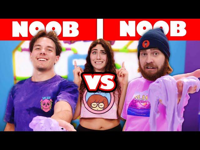 NOOB vs NOOB!! I Had My FRIENDS make Slime!?