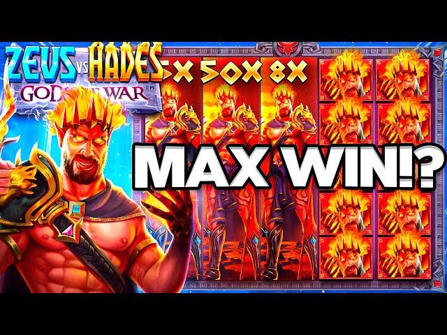 THEY BOTH HIT THE RARE MAX WIN SETUP ON ZEUS VS HADES!