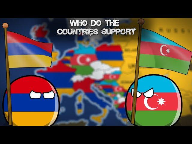 WHO DO THE COUNTRIES SUPPORT? Armenia or Azerbaijan?  Alternative Mapping P5